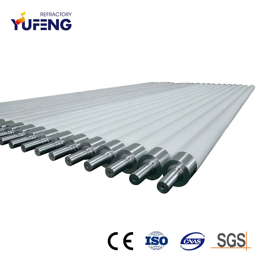 Thermal Shock Resistance Fused Silica Ceramic Roller for Float Glass Production Line