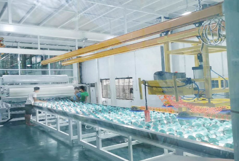 Sanken Quenching Glass PVB Laminated Line Triplex Glass PVB Production Line
