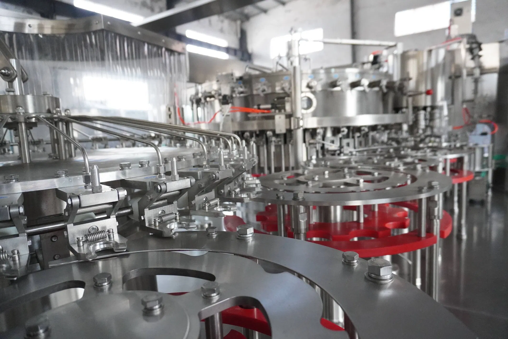 High-Speed Automatic Filling Line for Bottles and Containers