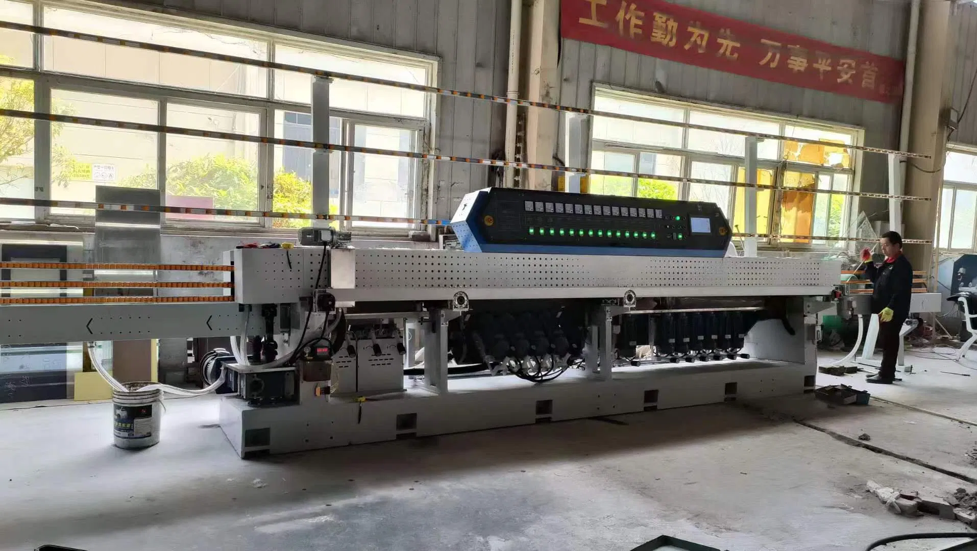 Automatic Glass Straight Line Edging Polishing