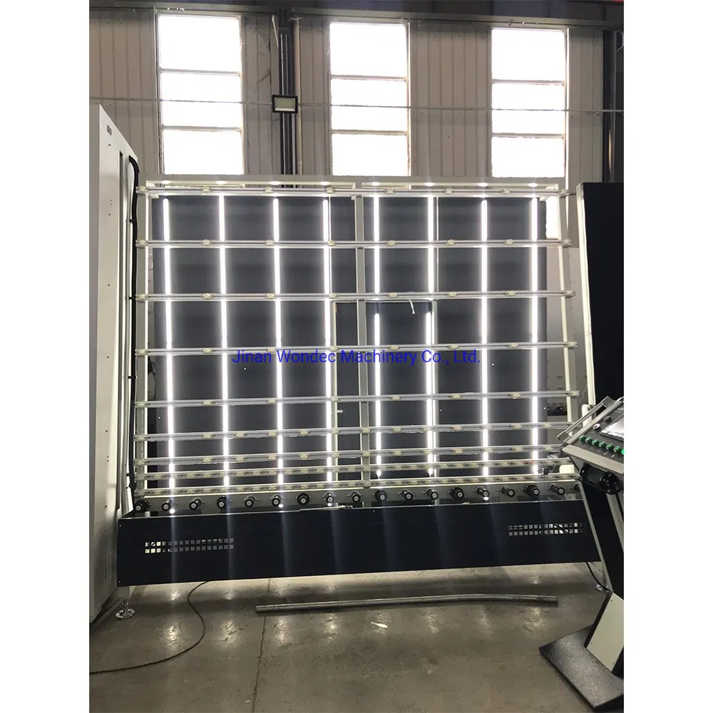 Optimum Automatic Double Panel Glazed Machine Insulating Glass Pressing Gas Filling Line