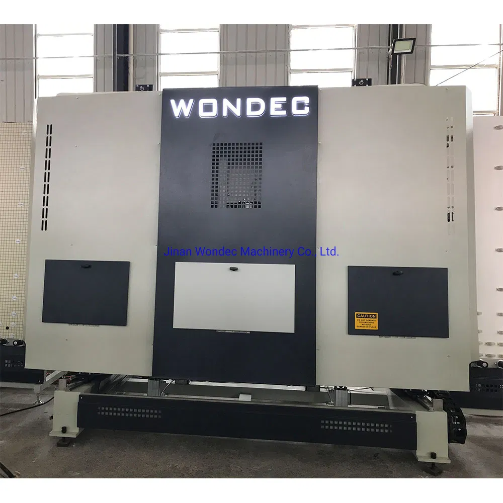 Optimum Automatic Double Panel Glazed Machine Insulating Glass Pressing Gas Filling Line