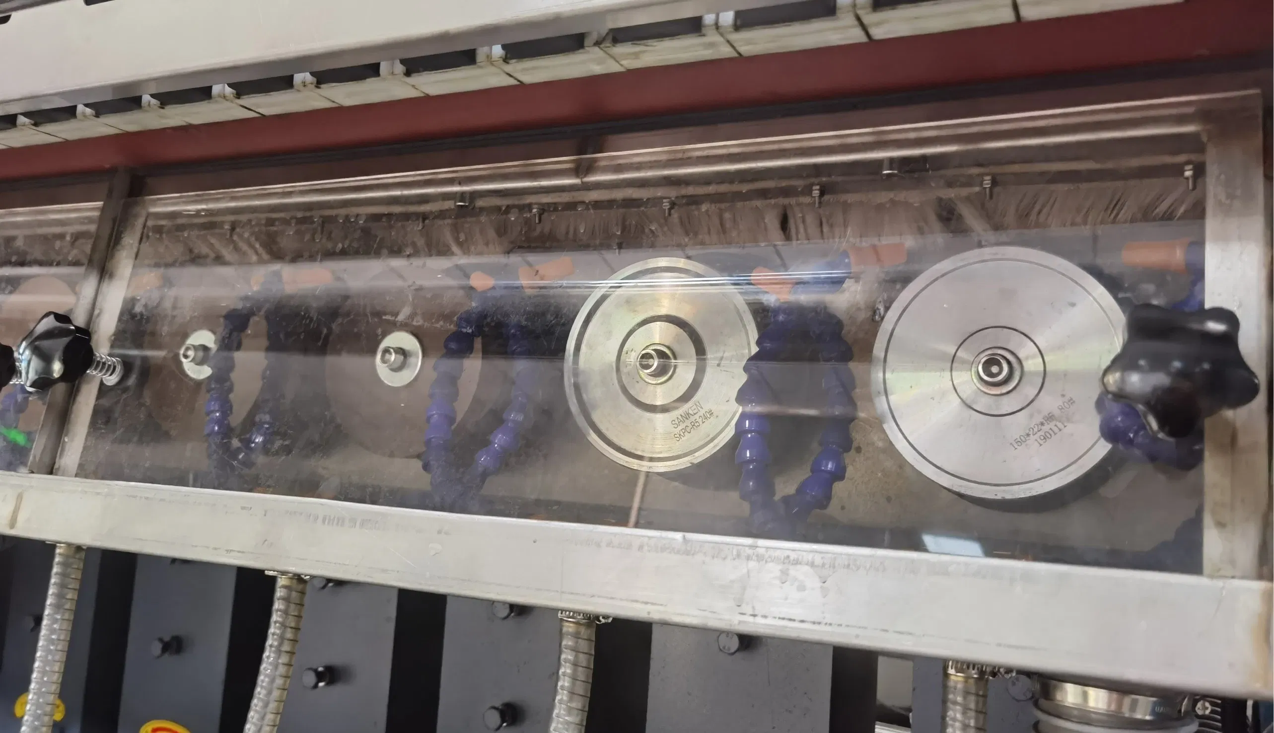 Sanken Glass Pencil Round Facet Edging Machine Og Glass Facet Polishing Machine