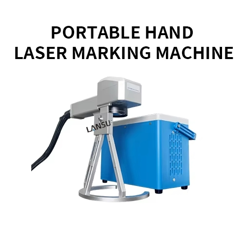 20W 30W Metal Automatic Positioning Plastic Shell Glass Visual Engraving Handheld Portable Fiber Laser Marking Machine