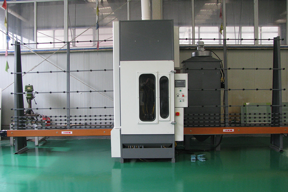 Sagertec Brand Glass Sand Blasting Machine Glass Sandblaster