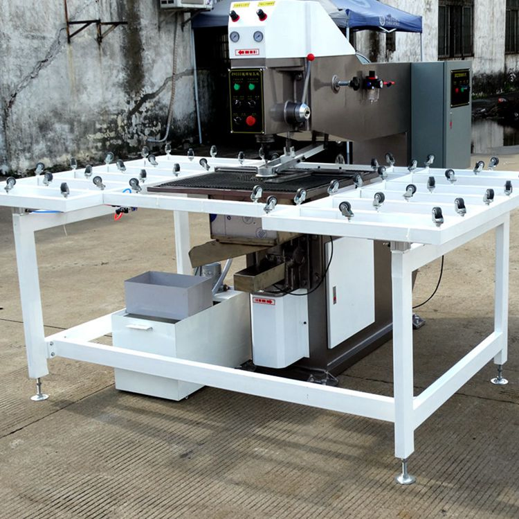 Horizontal PLC Control System Double Heads/ Single Head Glass Drilling Machine