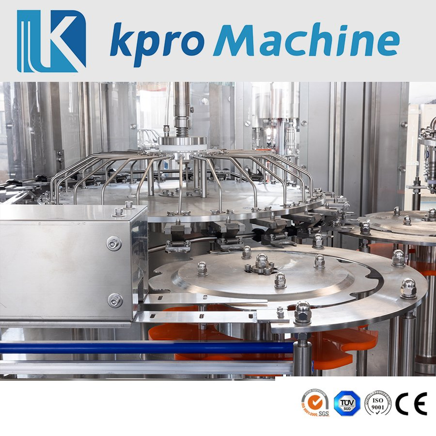 Glass Plastic Pet Bottled Drink Juice 3-in-1 Washing Filling Capping Automatic Bottling Machine Juice Manufacturing Plant Production Line Beverage Machine