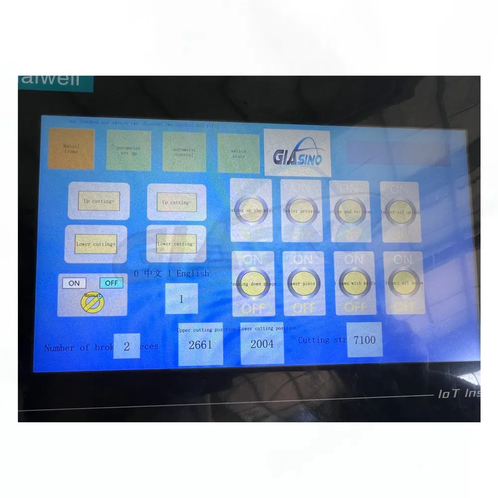 Glasino 3826 Semi-Automatic Laminated Glass Cutting Machine