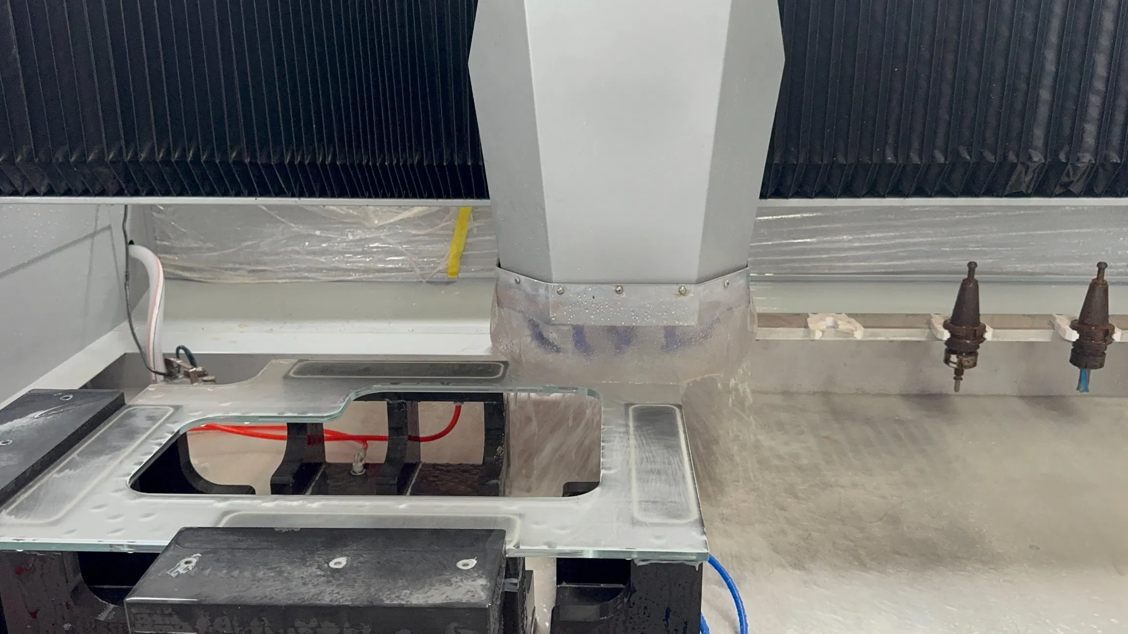 Precision Automotive Glass Drilling and Edging Toolset for Professionals