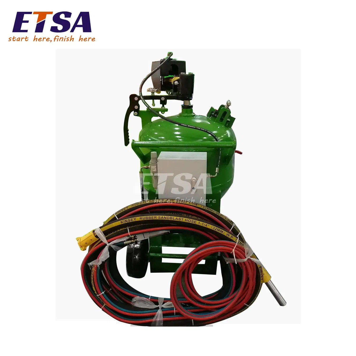 Water and Glass Bead Sand Blasting Machine