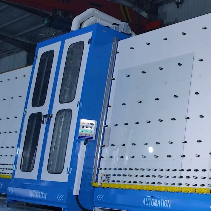 Insulating Glass Production Machines-Automatic Vertical Glass Washing Machine