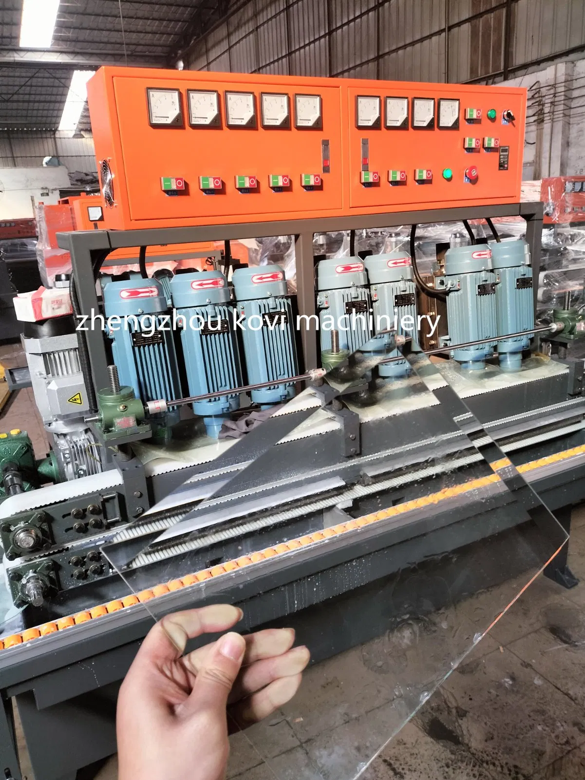 Furniture Window Glass Round Polishing Edging Macihne Glass Edge Beveling Machine