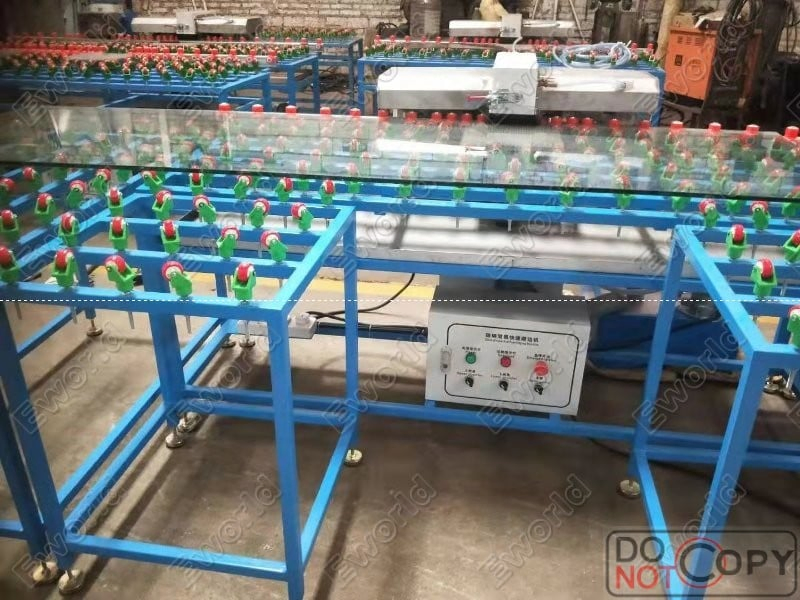 Fast Two Motor Easy Four Side Glass Edging Machine