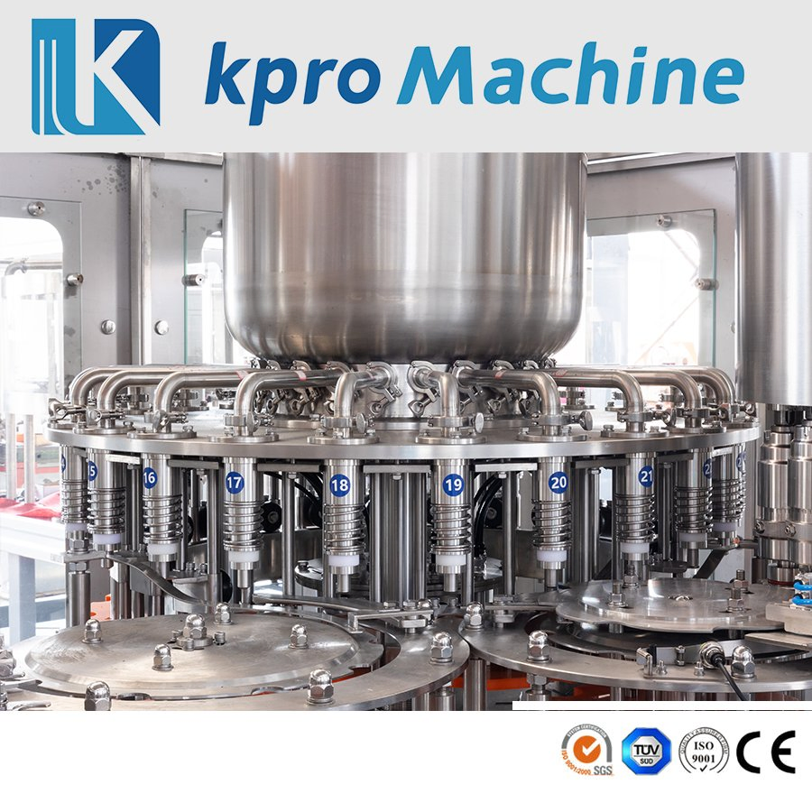 Glass Plastic Pet Bottled Drink Juice 3-in-1 Washing Filling Capping Automatic Bottling Machine Juice Manufacturing Plant Production Line Beverage Machine