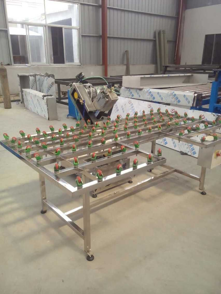 Insulating Glass Production Machinery Belt Type Glass Edging Machine with Water Spray