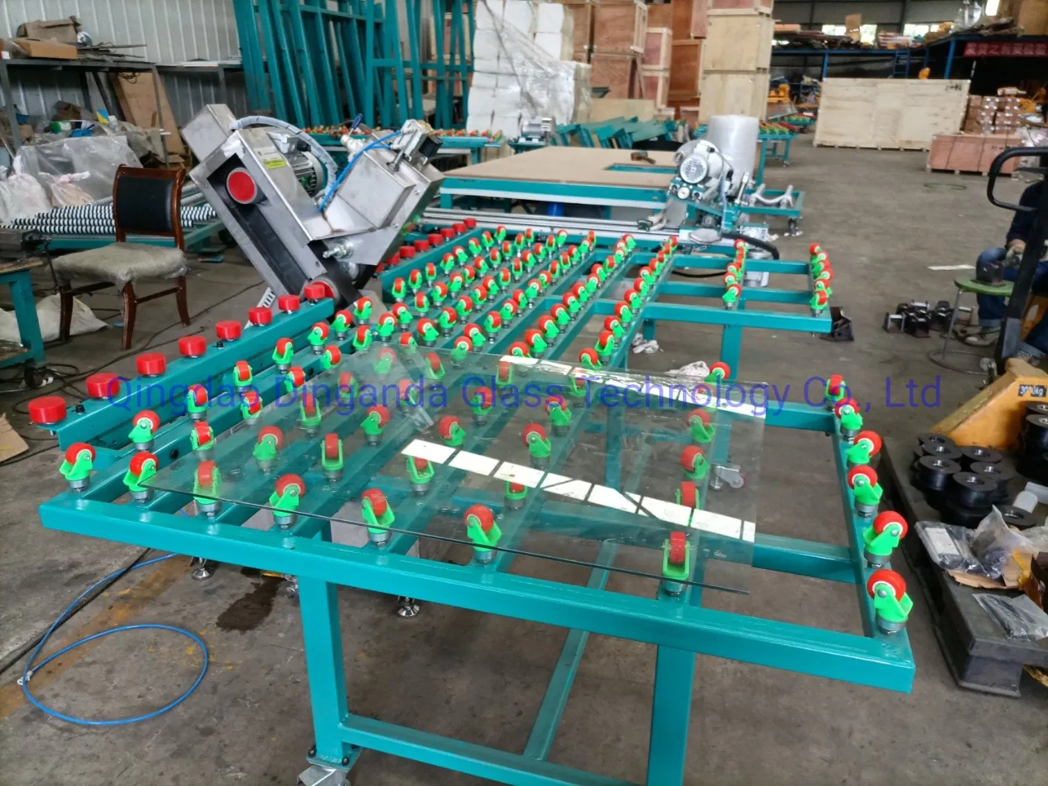 Rsy-Sdj Chinese Factory Architecture Glass Sand Belt Edging Grinding Sandblasting Machine Manufacturer