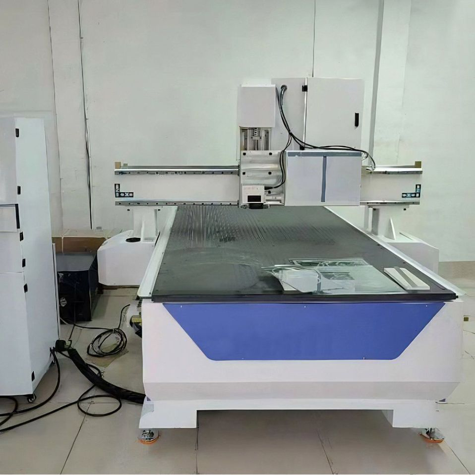 Industrial Automatic Vertical Laser Sandblasting Engraver Machine for Mirror Glass Frosting