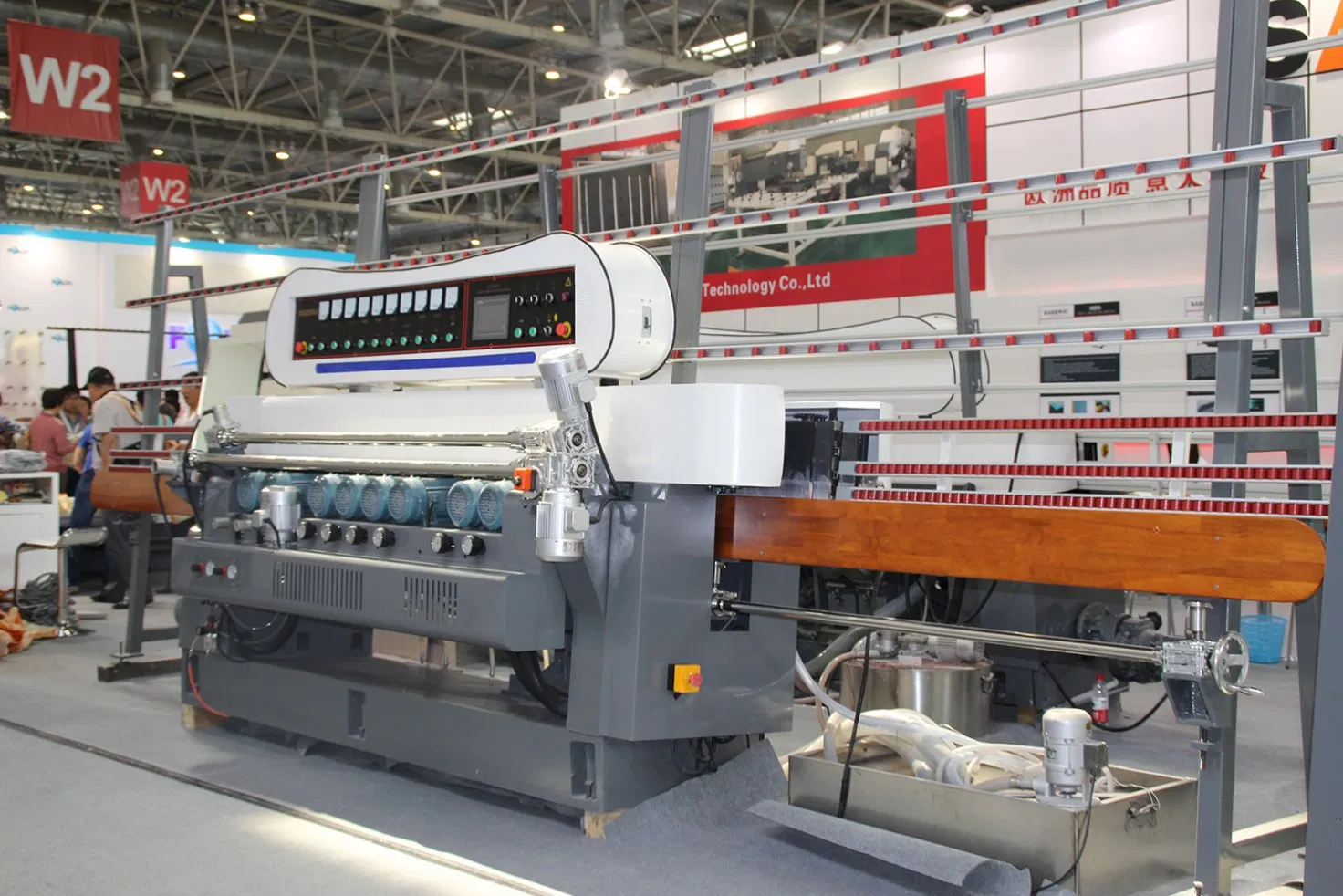 9 ABB Motors Flat Glass Beveling Edging Machine