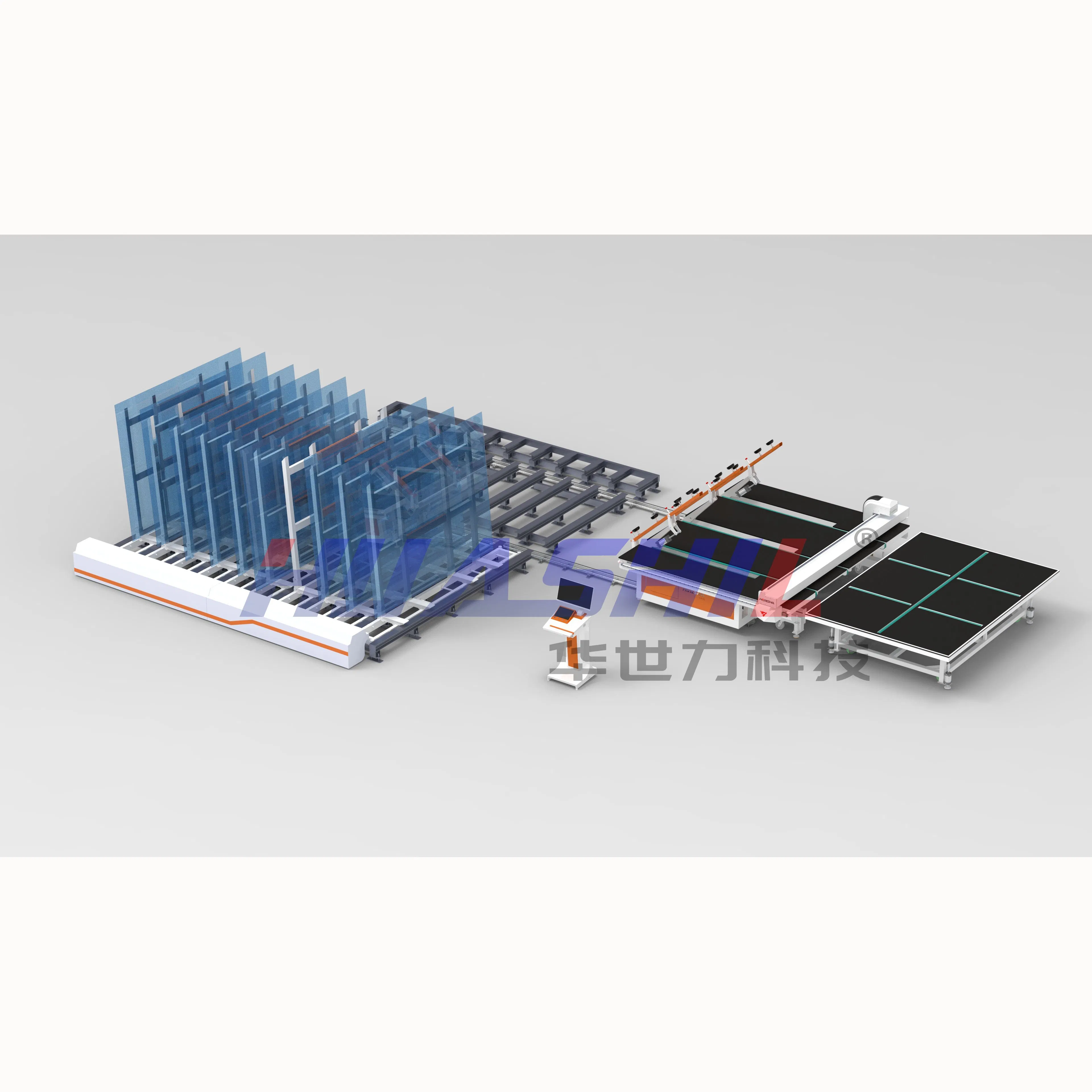 High Quality Glass Storage + Glass Loading and Cutting Machine with Good Factory Price