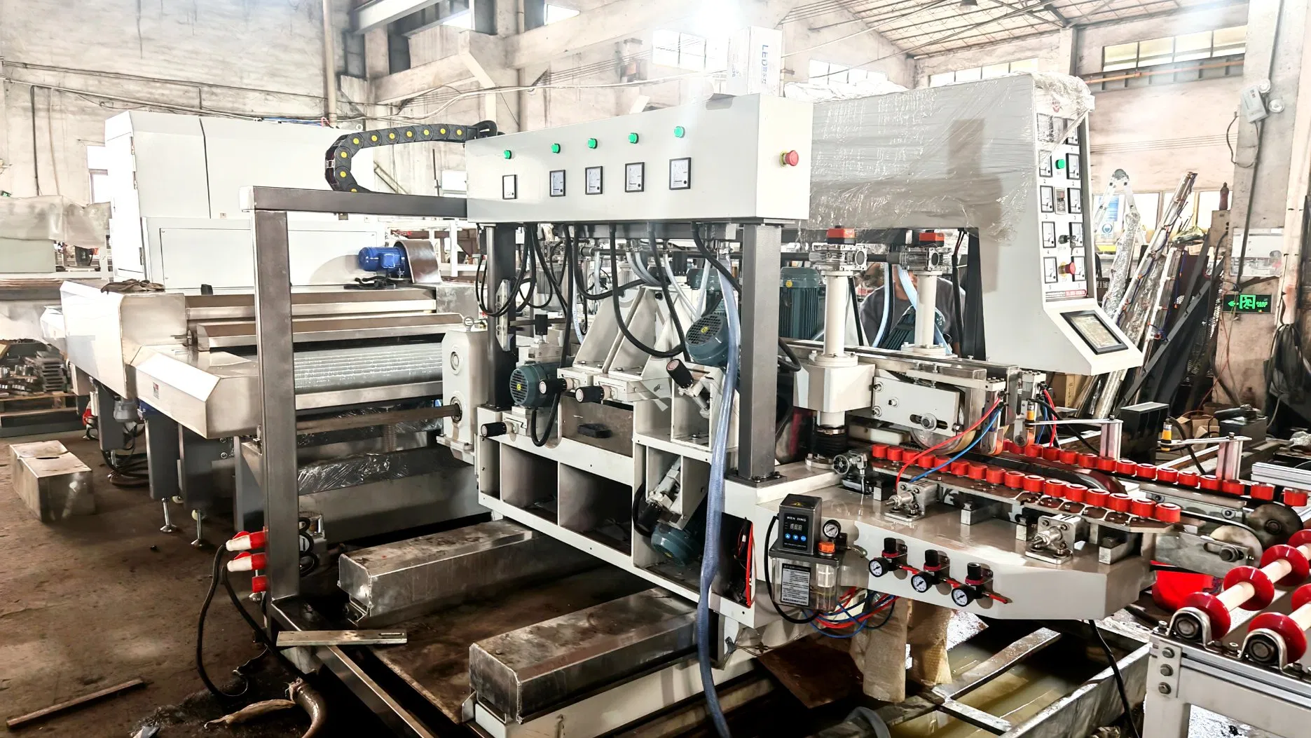 Horizontal Low-E Glass Double Edging Machine with Film Removing Function