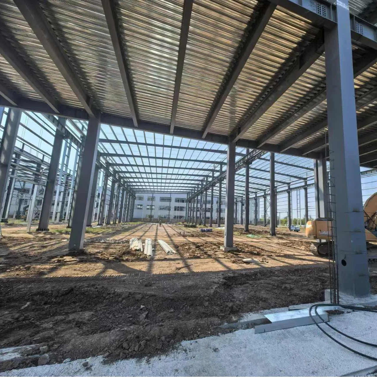 Cusotmized Steel Structure Construction Economical Prefabricated Metal Material Storage