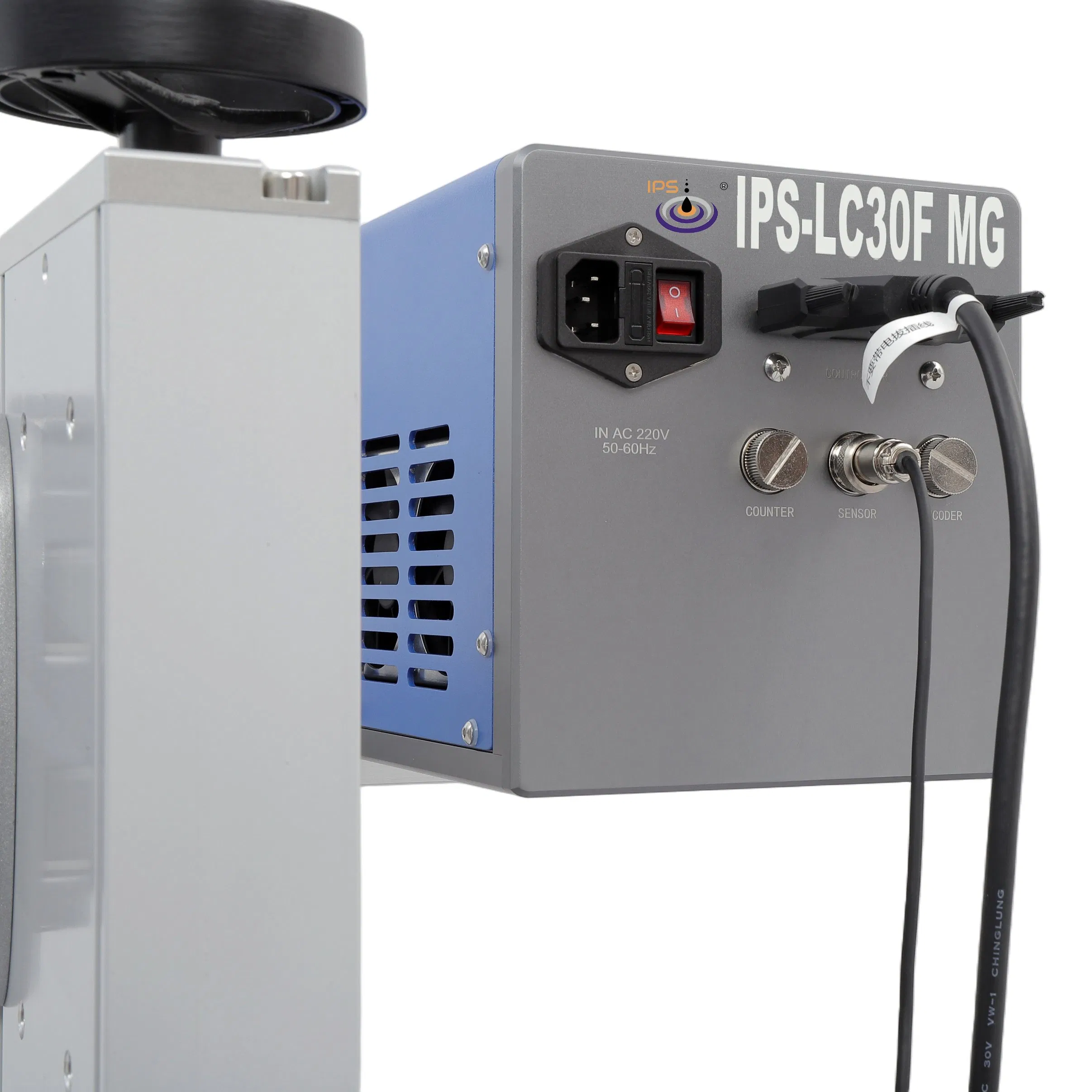 High Speed LC30 F Mg Flying 30W CO2 Laser Marking Machine Galvo Engraving Machine for Plastic /Wood/ Acrylic/Glass/Leather Expiry Date Coder CO2 Laser Marker