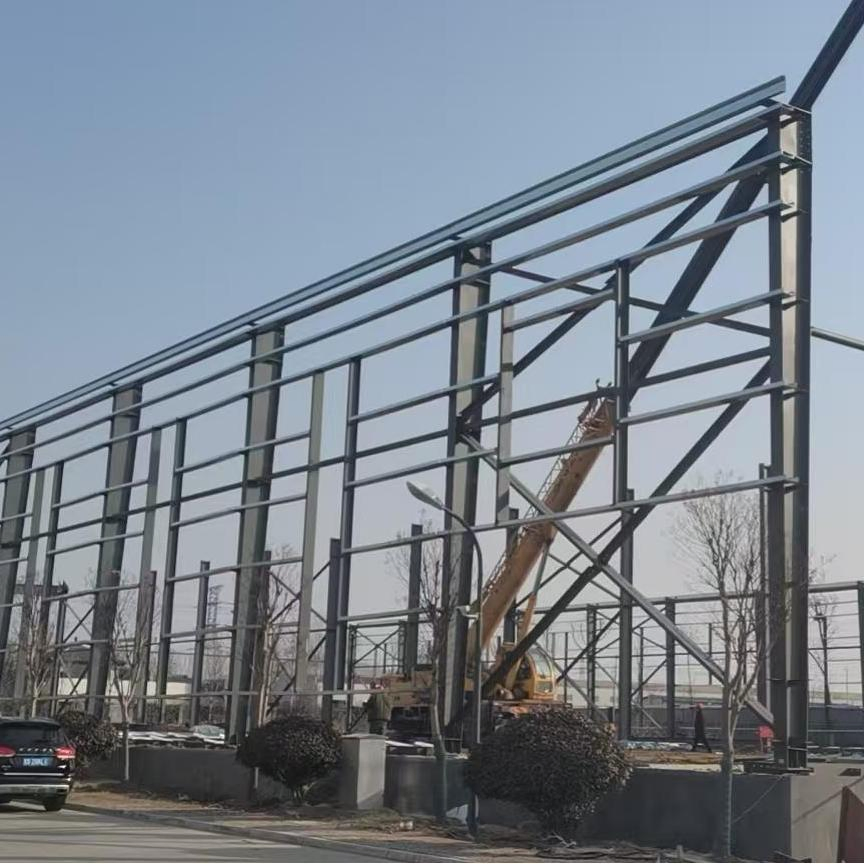 Customized Shape Steel Structure Storage with Prefabricated Drawing