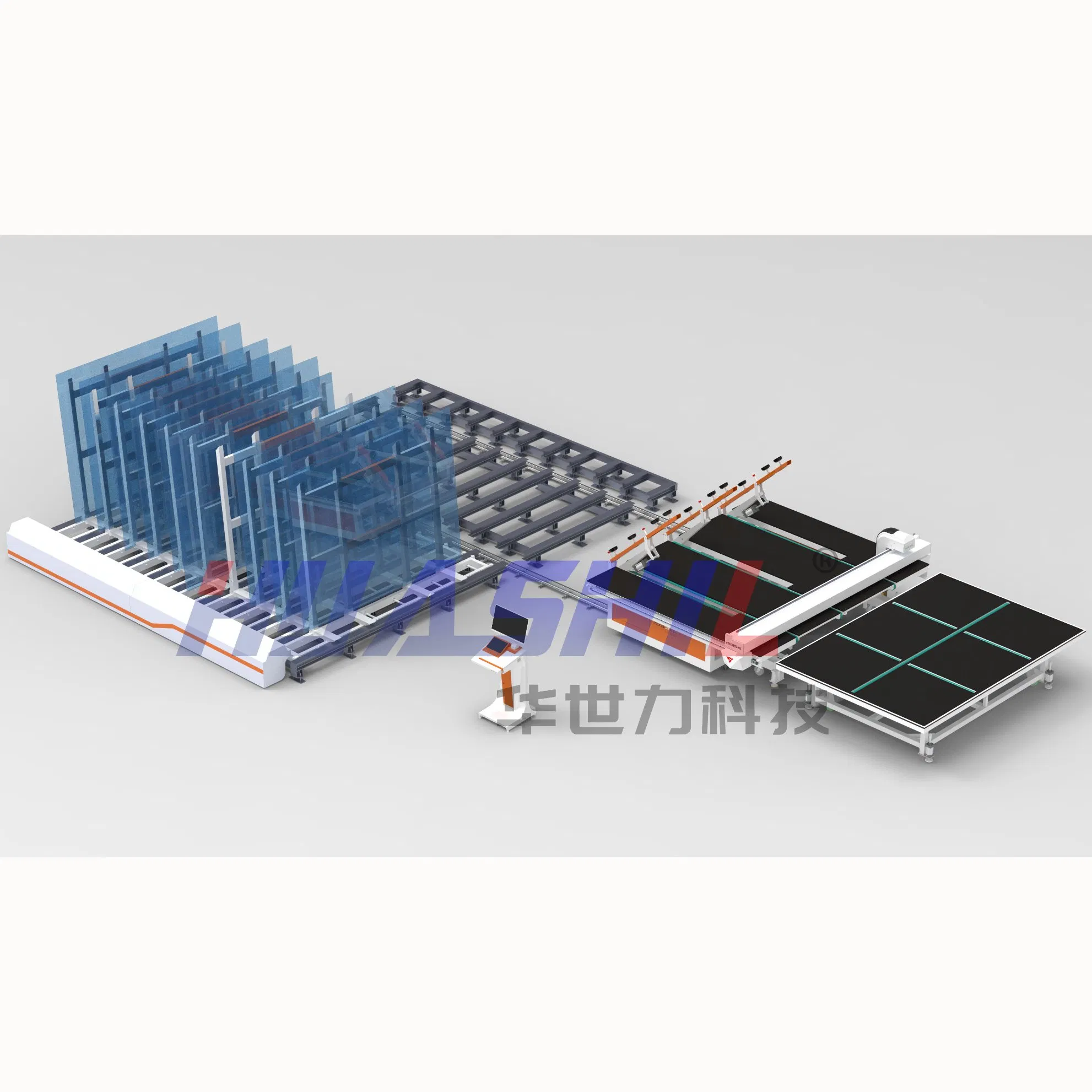 High Quality Glass Storage + Glass Loading and Cutting Machine with Good Factory Price
