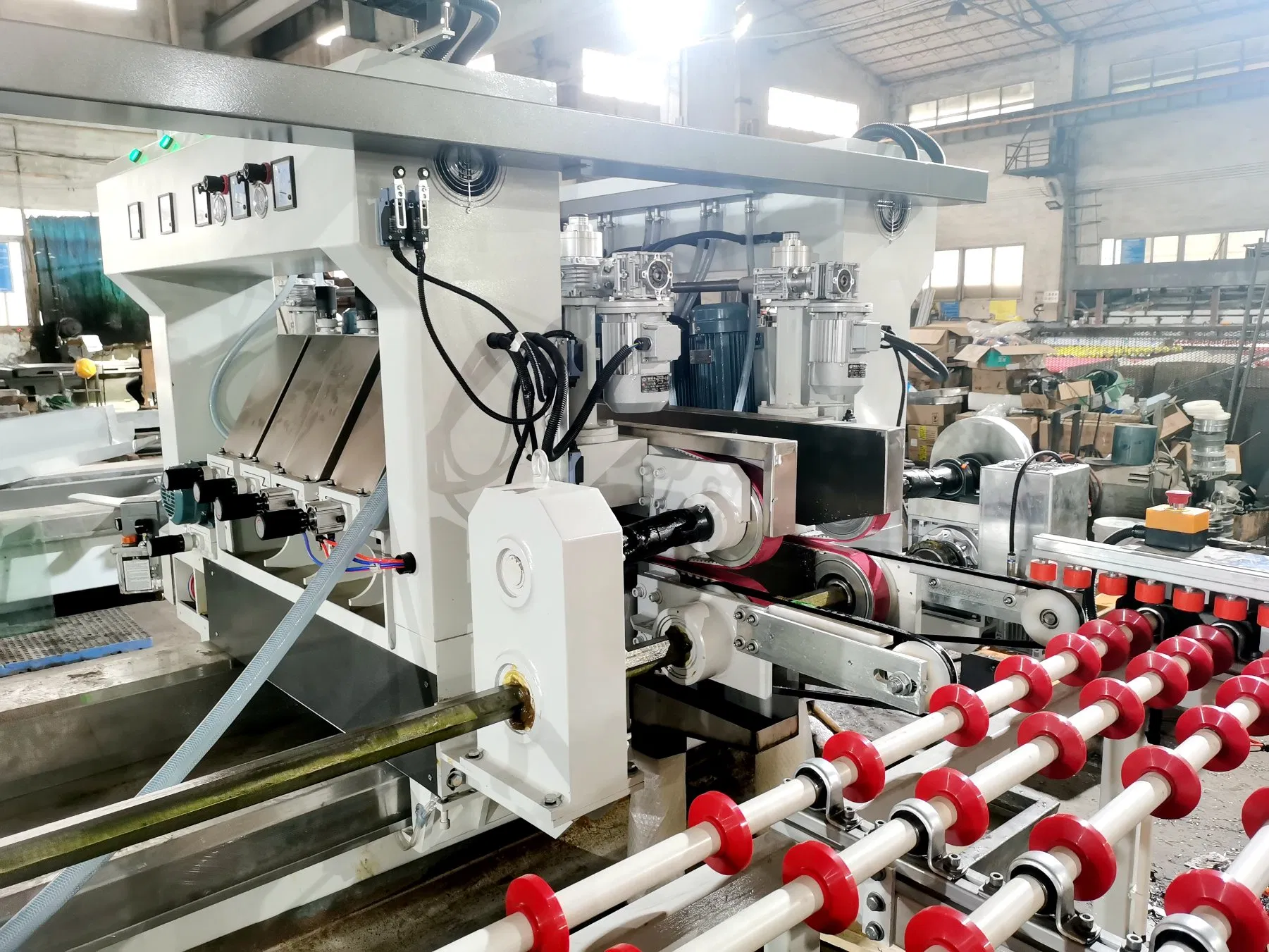 Intelligent and Automatic Glass Double Round Edging Machine