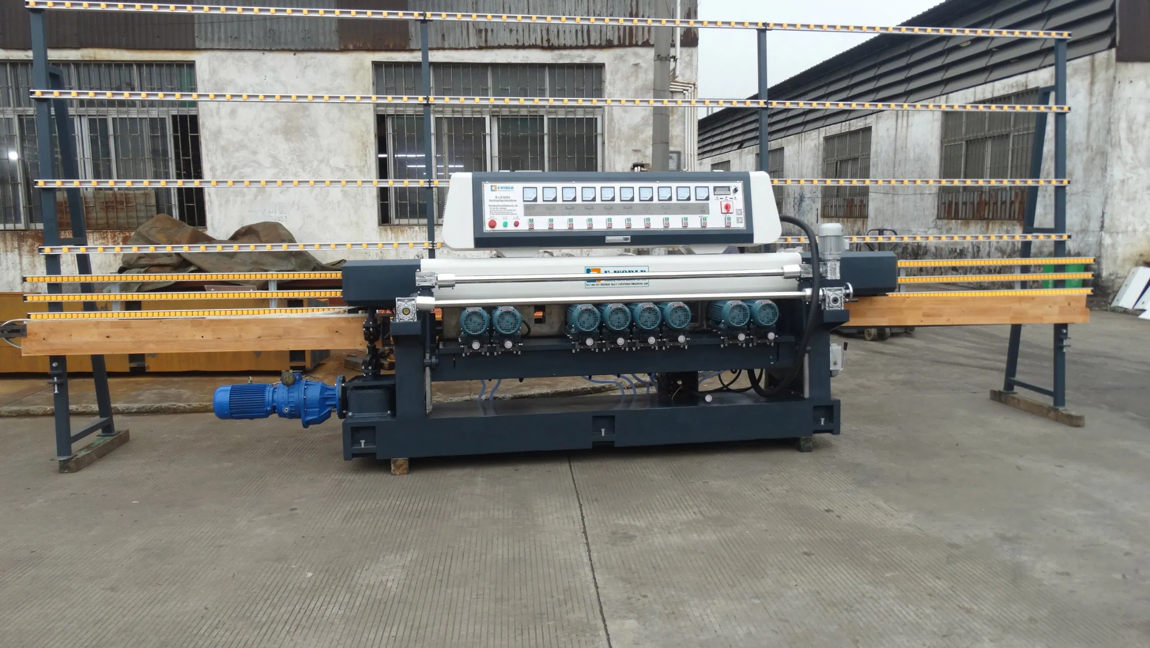 11 Motors Glass Bevelling Edging Machine E-Ld371