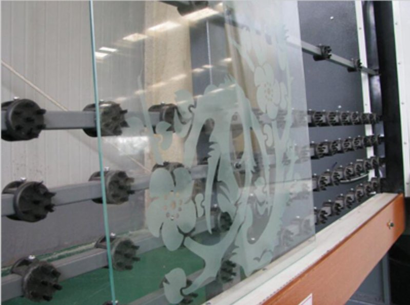 Glass Sandblasting Machine for Making Frosting Glass