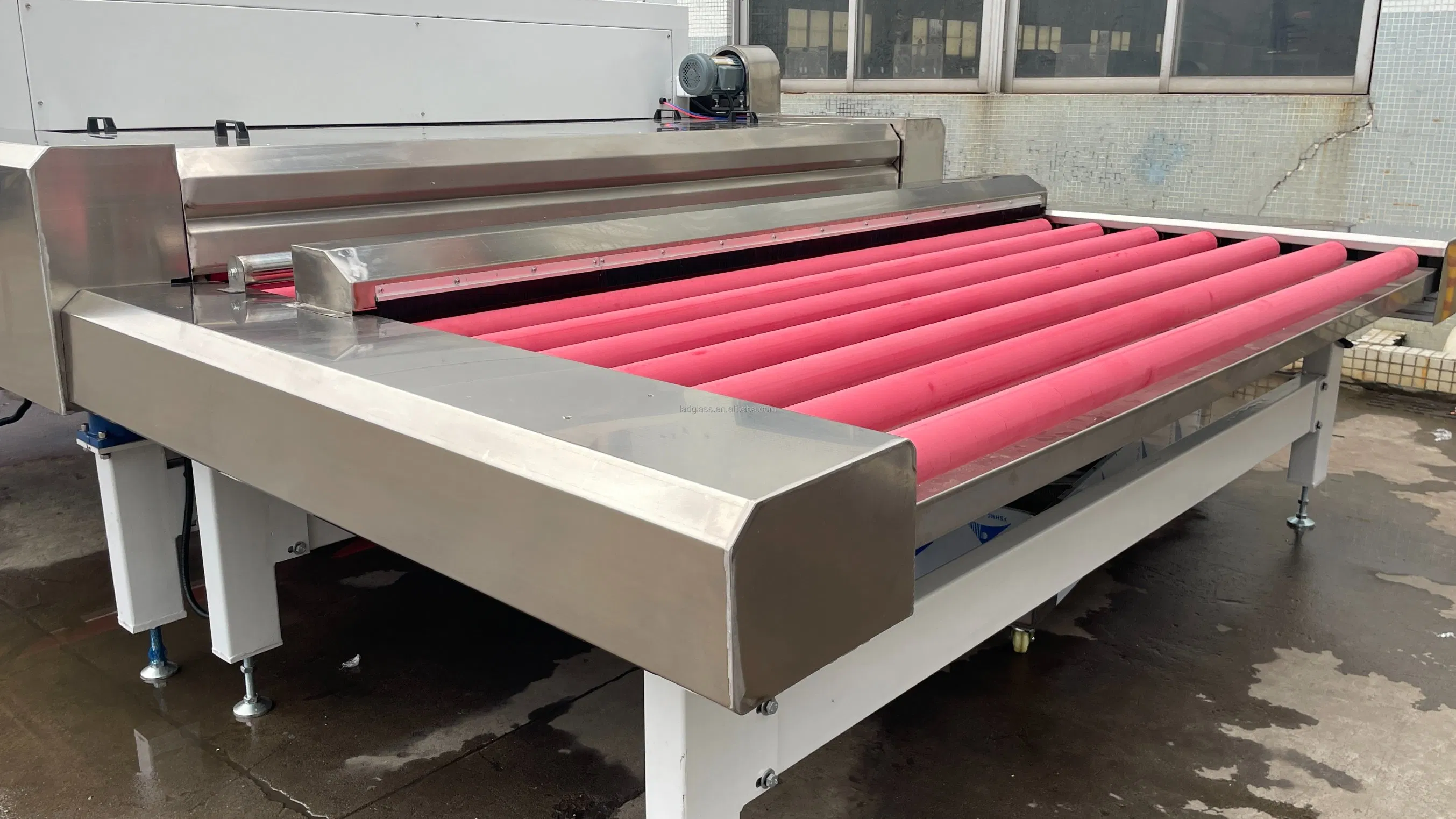 Factory Price Horizontal Glass Washing and Dry Machine