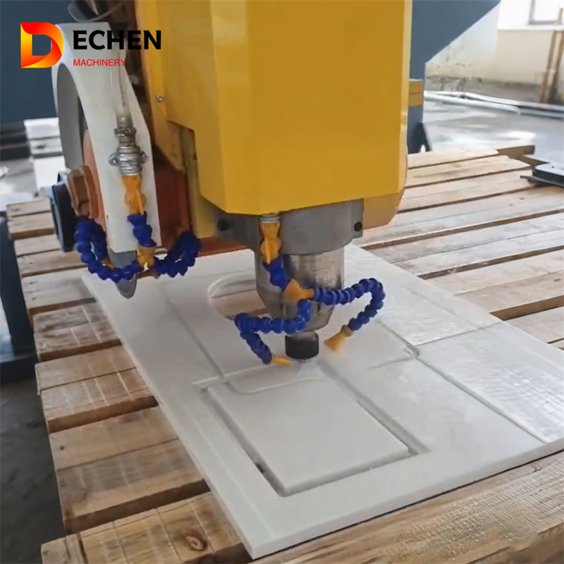 Waterjet Bridge Saw 3 4 5 Axis CNC Stone Cutting Machine for Granite Marble Slab Quartz Kitchen Countertop Milling Processing Router Wholesale Price