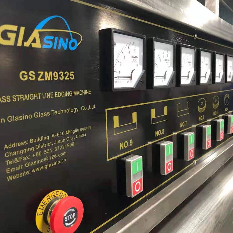 11 Motors Ball Bearing Glass Bevelling Machine Glass Edging Making Machine