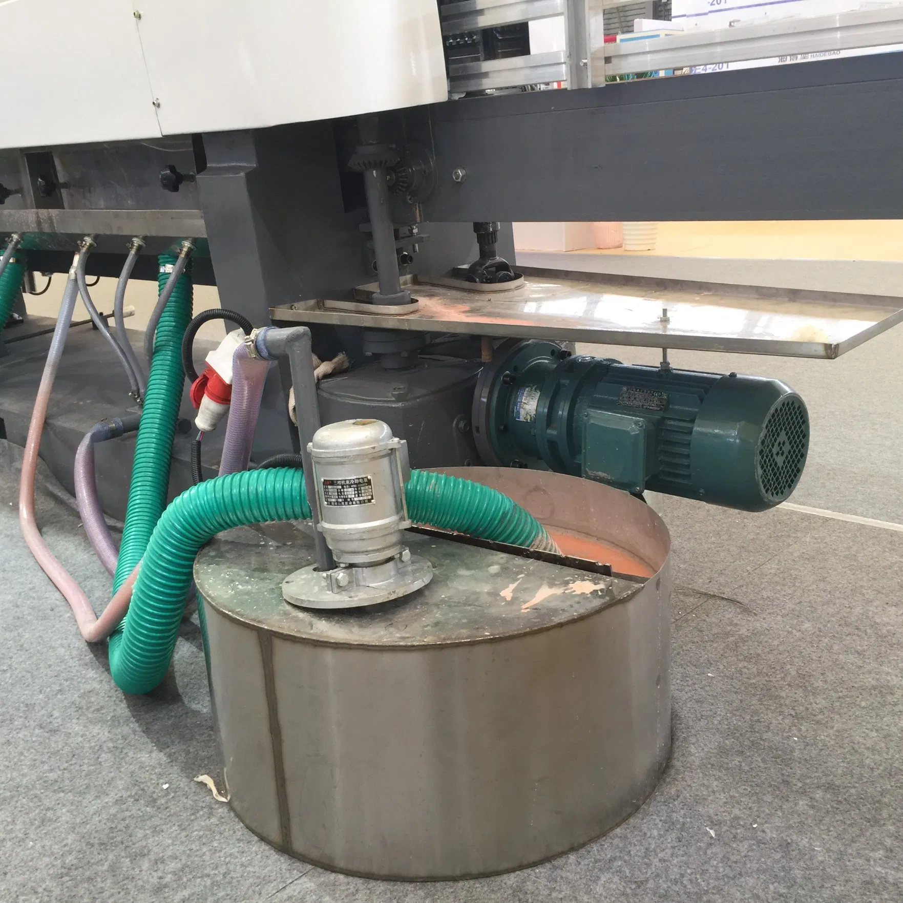 Ce Vertical Glass Mirror Straight Line Bevelling Machine