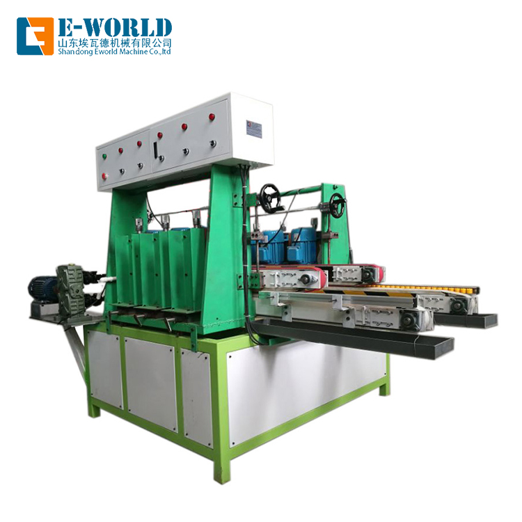 Small Double Side 6 Motor/Spindles Glass Straight Line/Round Edging Machine