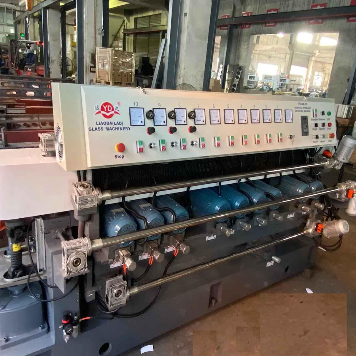 Ce Vertical Glass Mirror Straight Line Bevelling Machine