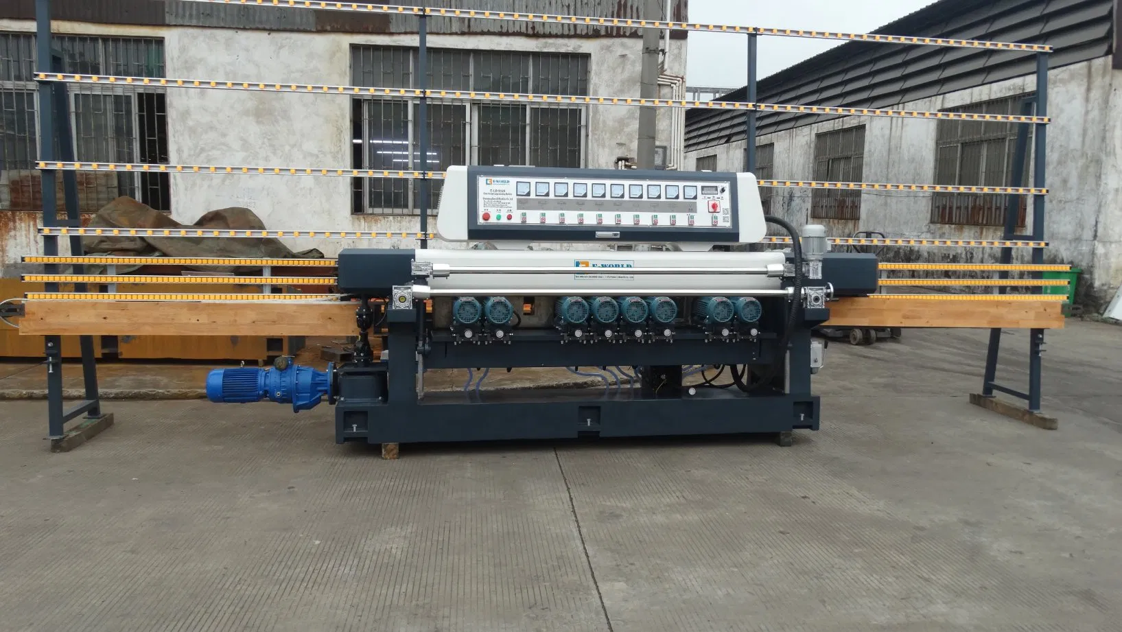 11 Motors Glass Bevelling Edging Machine E-Ld371