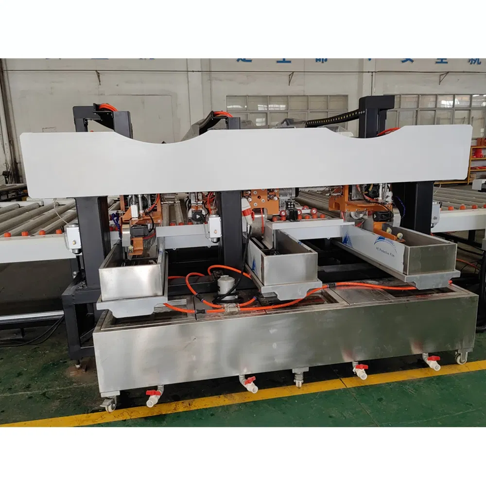 Glasino Four Sides Glass Seaming Machine with Low E Edging Grinding Machine