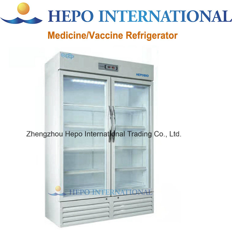 Large Capacity Double Door Laboratory Medicine Cooling Storage Cabinet