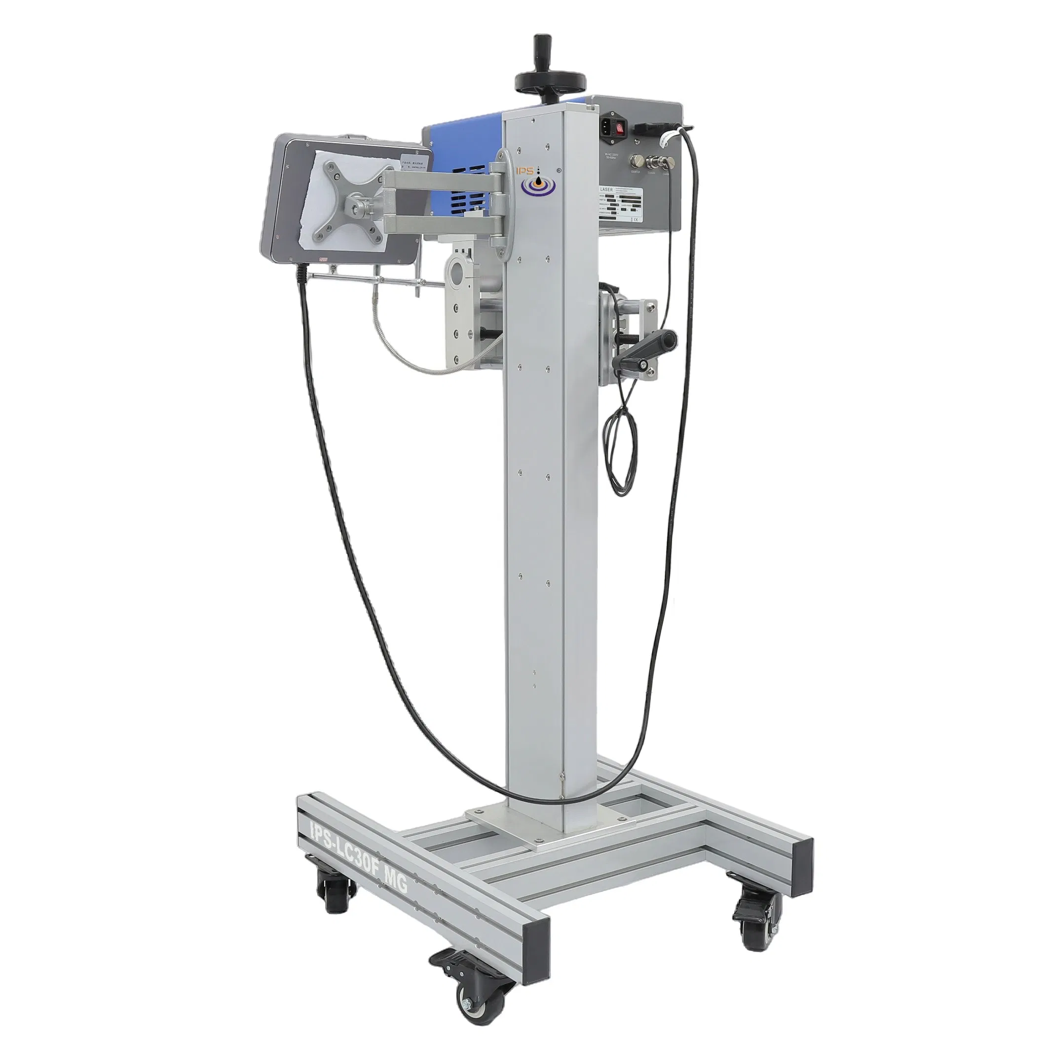 High Speed LC30 F Mg Flying 30W CO2 Laser Marking Machine Galvo Engraving Machine for Plastic /Wood/ Acrylic/Glass/Leather Expiry Date Coder CO2 Laser Marker