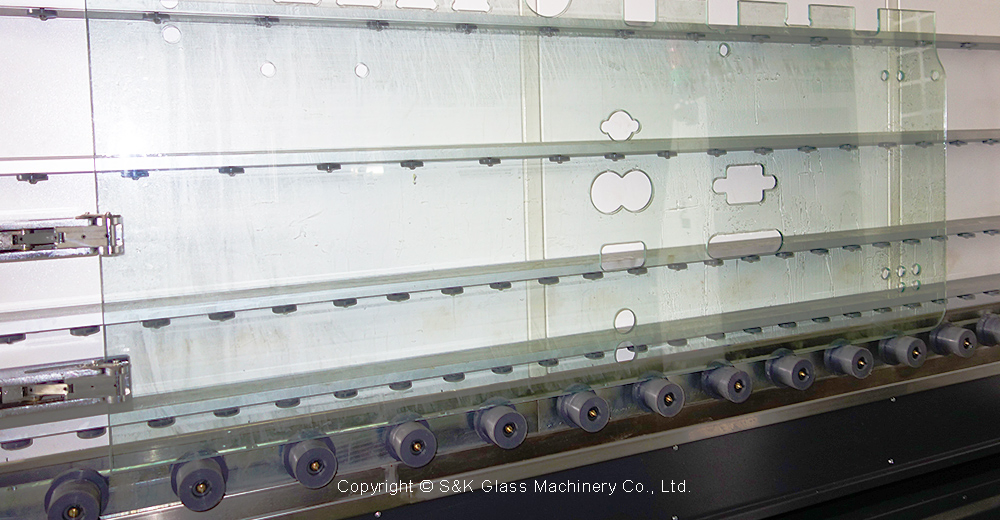 Sanken Vertical Glass Router for Precision Drilling and Milling