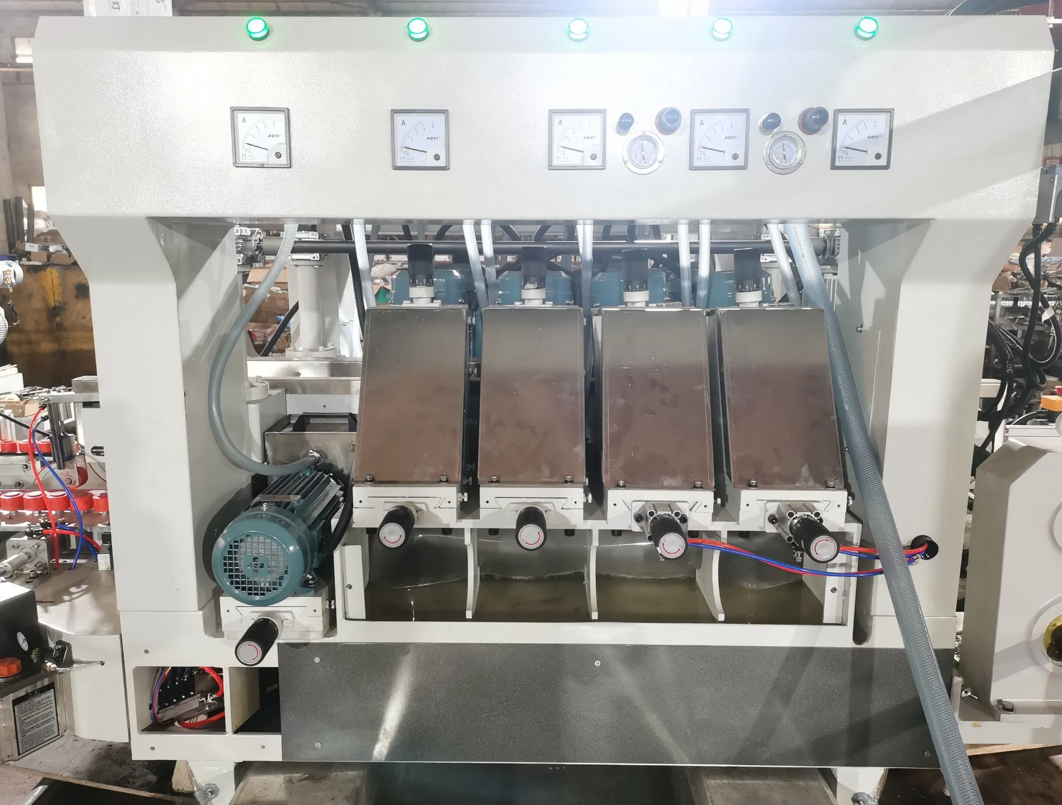 High Speed Glass Double Edging Machine Line for Fa, PE, R/C Corner