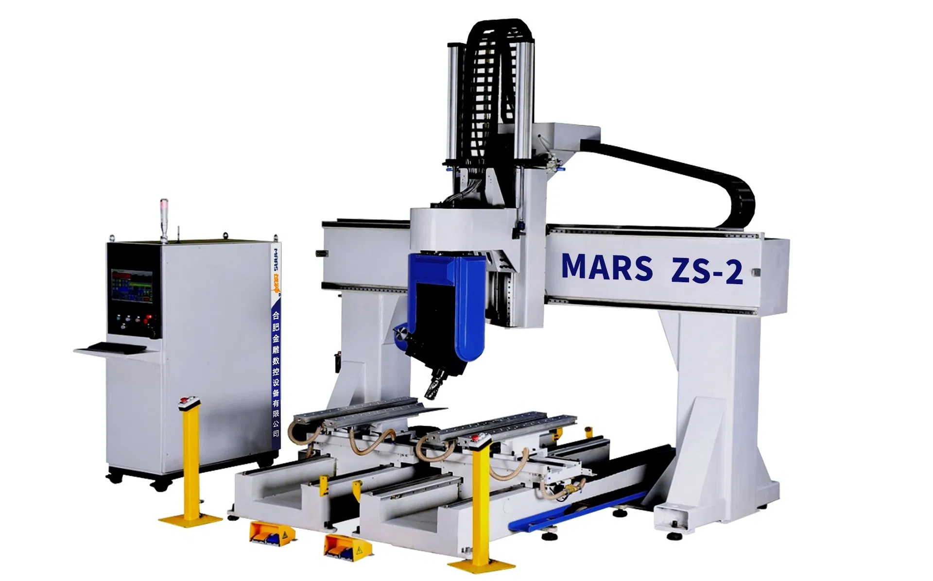 Mars Woodworking CNC Router 5 Aixs CNC Machining Center with Atc for Wood Foam Sculpture Model Mold Making