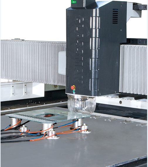CNC Glass Processing Center with Glass Milling and Polishing Function