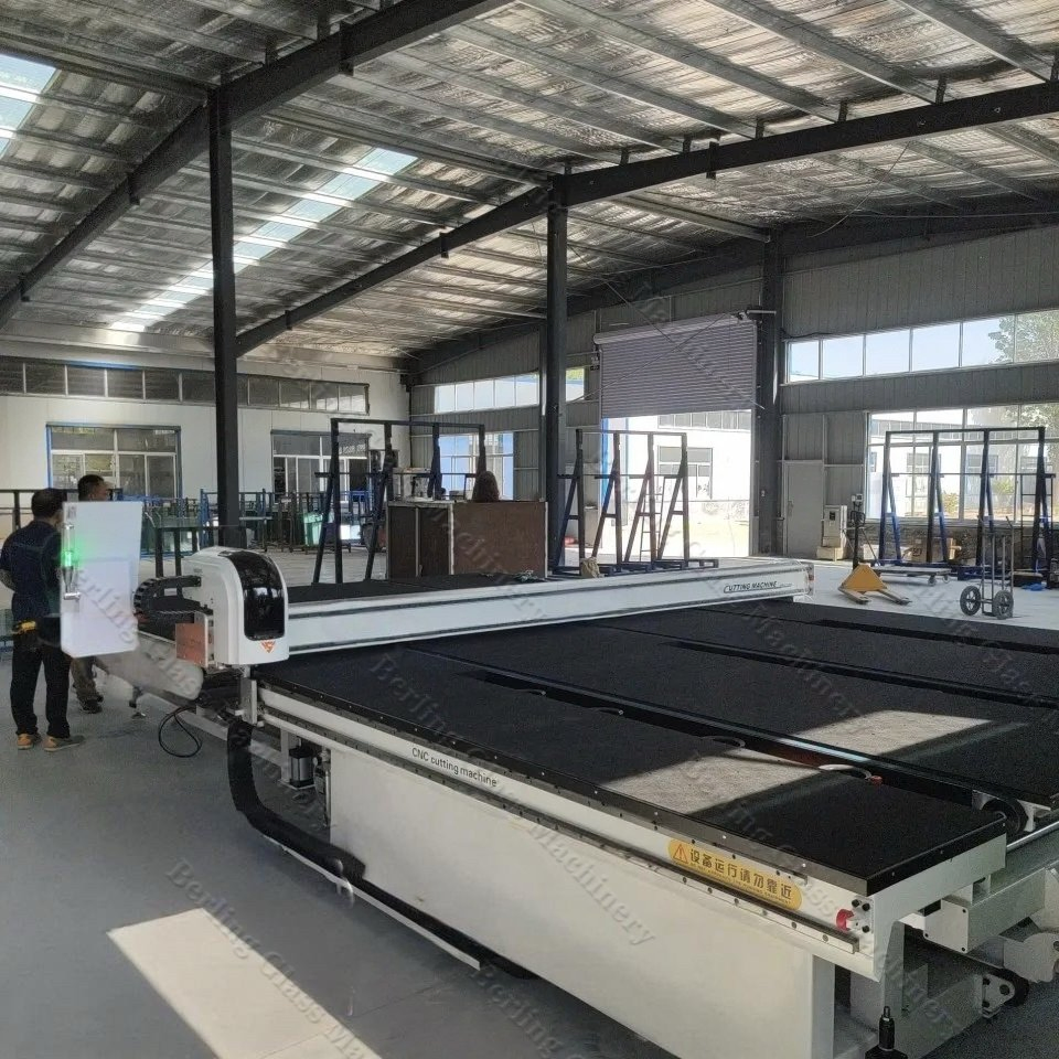 CNC Glass Cutting Machine with Automatic Loading Breaking Table Laser Printer Low-E Deletion Glass Cutting Machine Line