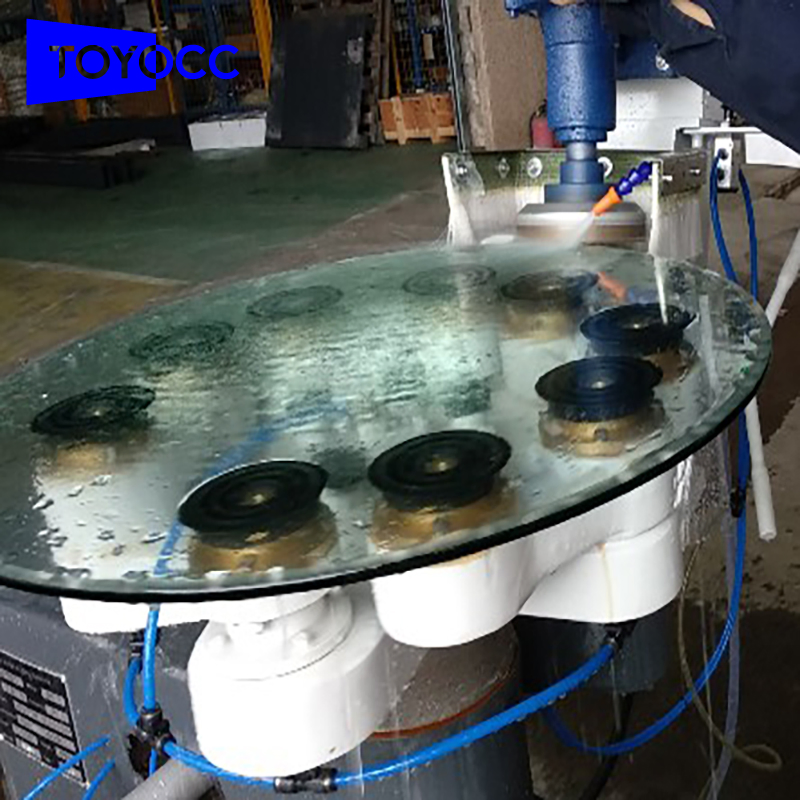 Manual Round Straight Line Edging and Shape Edging Machine for Glass