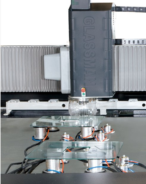 CNC Glass Processing Center with Glass Milling and Polishing Function