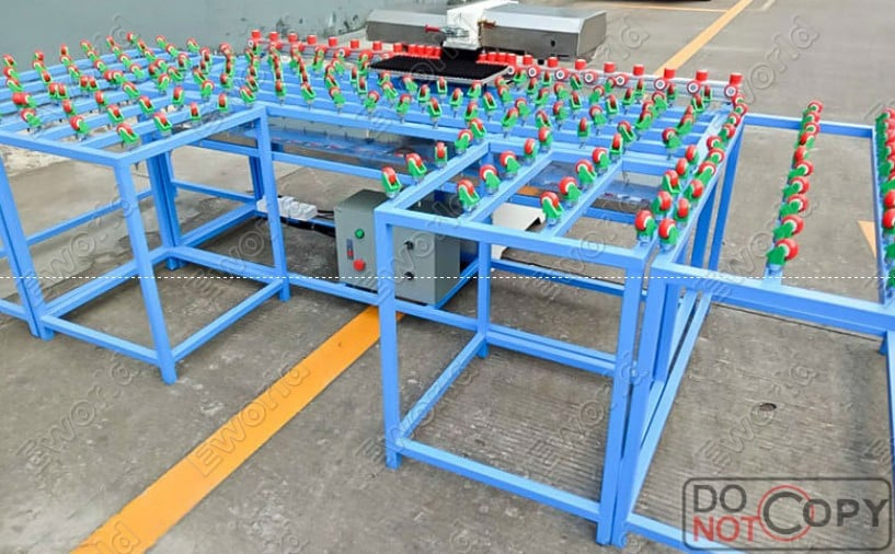 Fast Two Motor Easy Four Side Glass Edging Machine