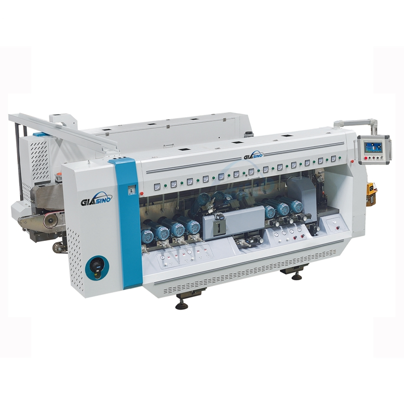 Flat Glass Production Line High Speed Smart Double Edging Machine Production Line